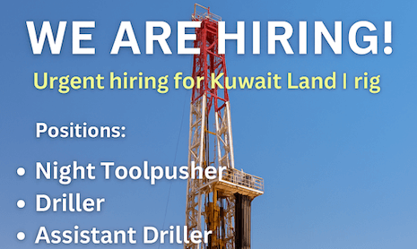 Kuwait Land Rig Jobs